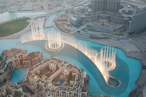 фонтан Бурж Халифа, Дубай