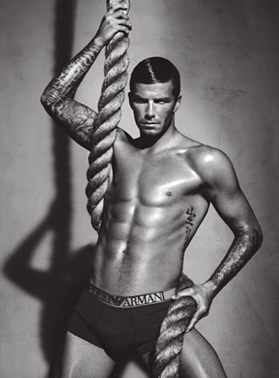 David Beckham advertise Armani underwear 2010