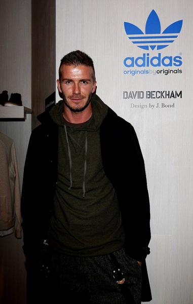 David Beckham advertises adidas