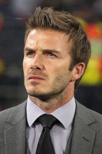 David Beckham deep in thoughts