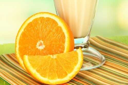 ORANGE AND VANILLA SHAKE