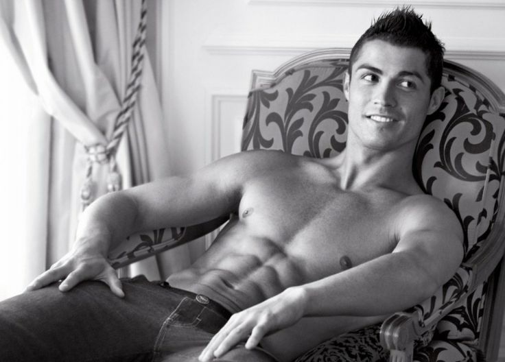 cristiano ronaldo sitting on the chair