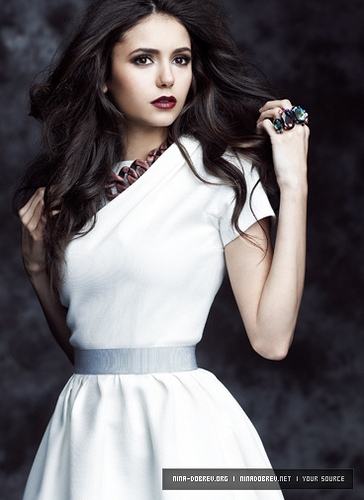 The Vampire Diaries Star Nina Dobrev in her shoot for Flare Magazine