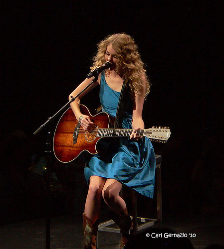 Taylor Swift, at the Verizon Center in Washington