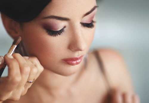 Try powder eye makeup