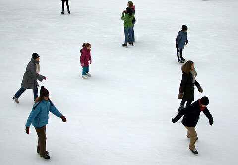 Ice Skating at Millennium Park