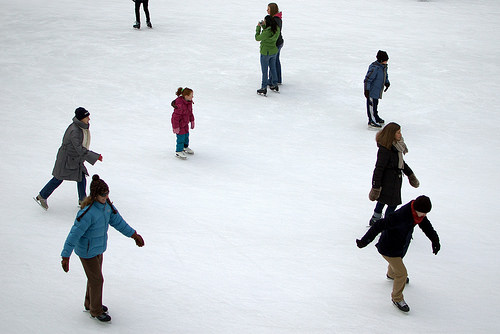 Ice Skating at Millennium Park