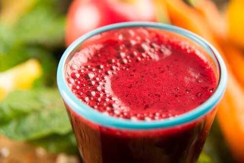 Beet and carrot juice