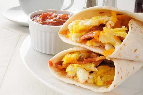 Egg White Breakfast Burrito