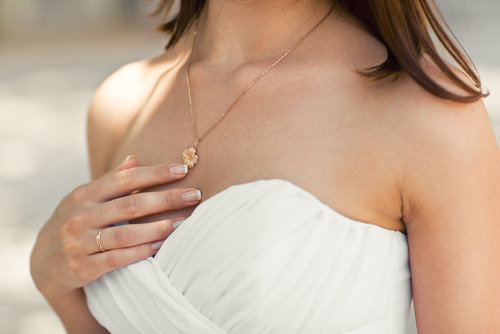 Gold and silver necklaces