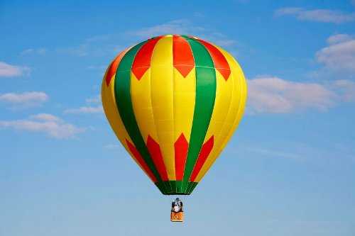 Hot air balloon wedding