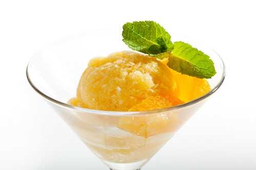 Pineapple sorbet