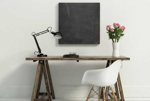 Chalkboard wall