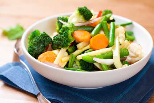 Cooked vegetables