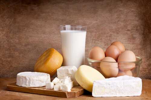 Eggs and dairy products