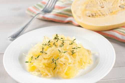 Spaghetti squash instead of pasta