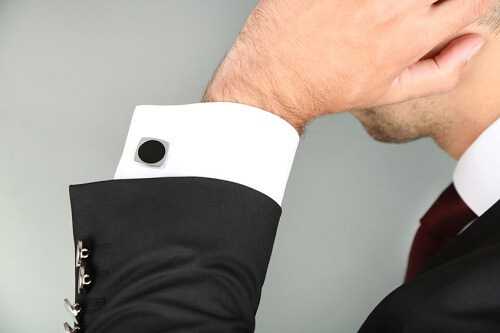 A pair of well-made cufflinks