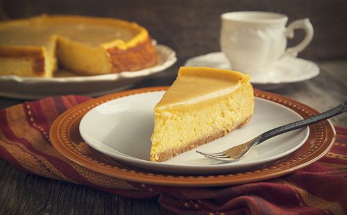 Pumpkin cheesecake