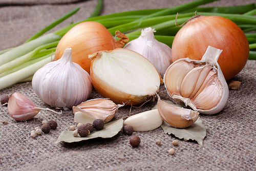 Garlic and onion