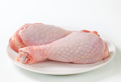 Raw turkey