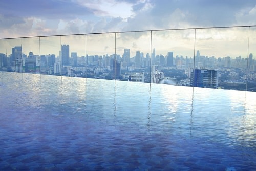 Sands SkyPark Infinity Pool Marina Bay Sands Hotel Singapore