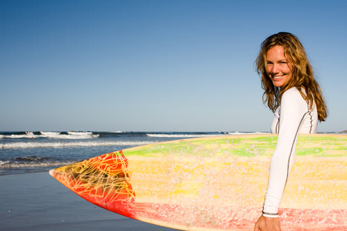 Surfing in Costa Rica