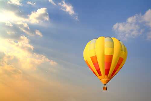 Hot air balloon ride