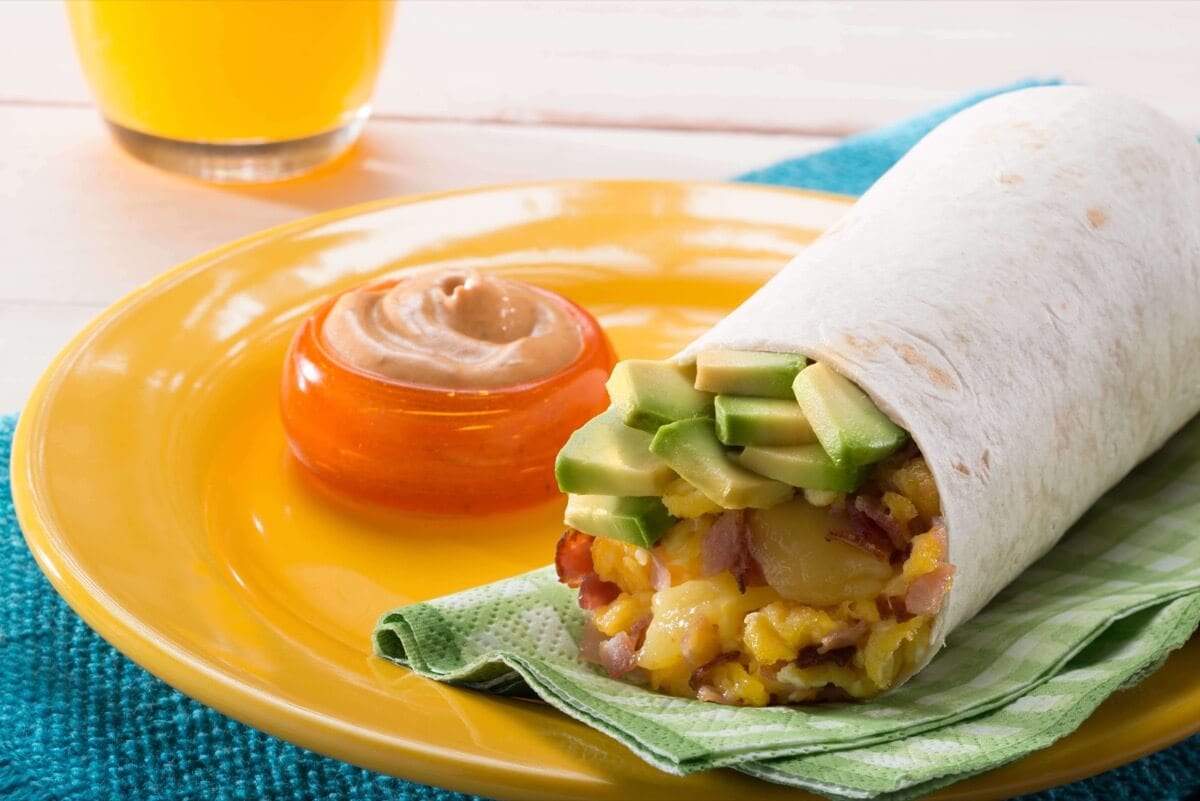 Avocado Egg Burrito