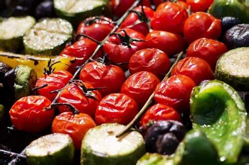 Balsamic Grilled Vegetables with Basil