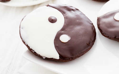 Black-and-white cookies