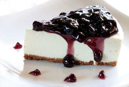 Blueberry cheesecake