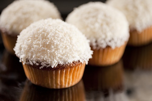 Fluffy Coconut Cupcakes