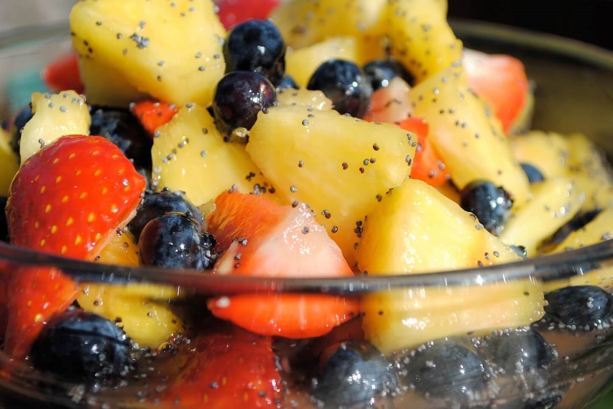 Fruit Salad with Poppyseed Dressing