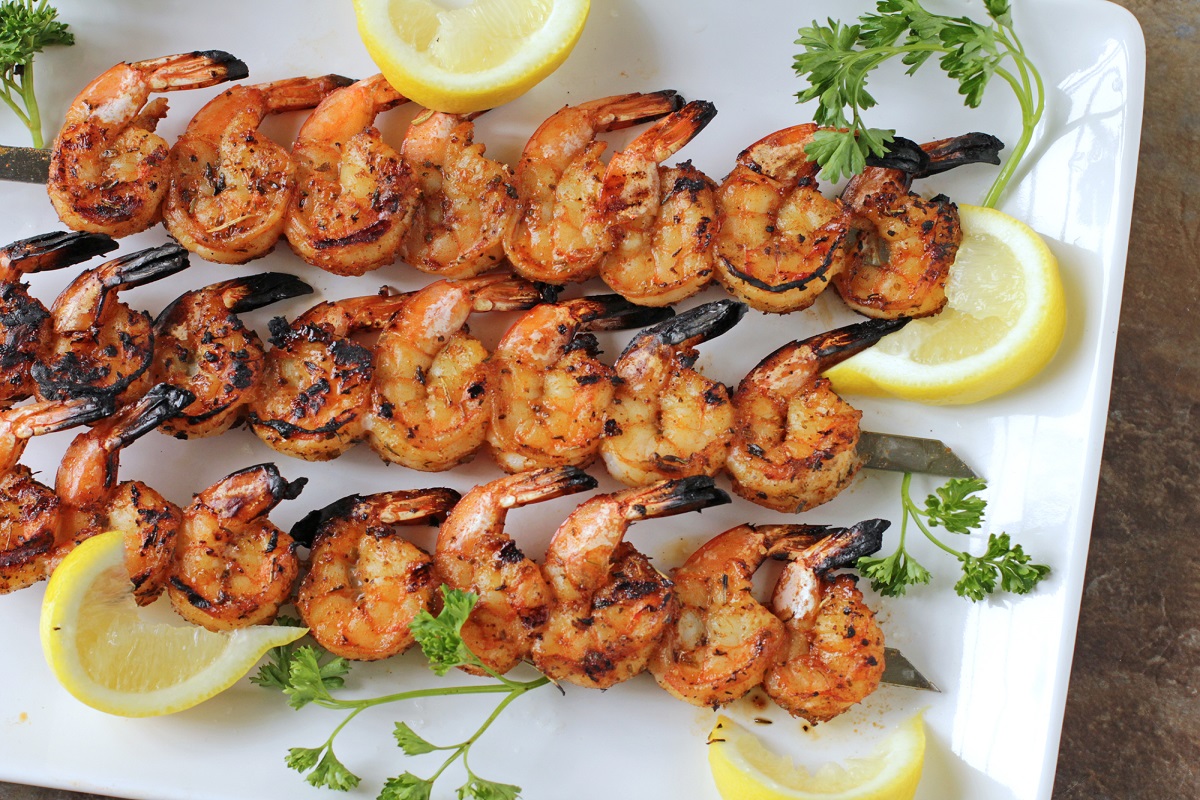 Grilled Rum Shrimp