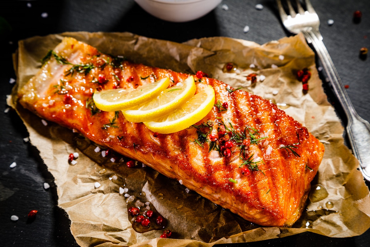 Juicy Grilled Salmon