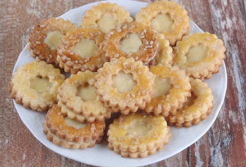 Lemon curd cookies