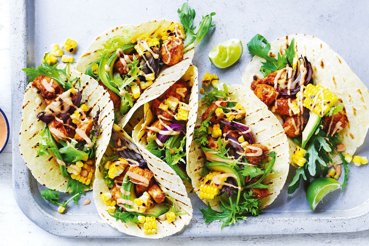 Lime Chicken Soft Tacos