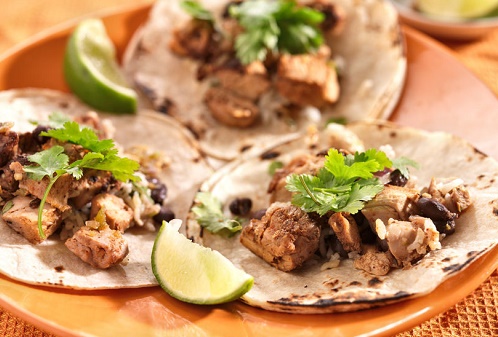 Lime and Cilantro Chicken Tostadas