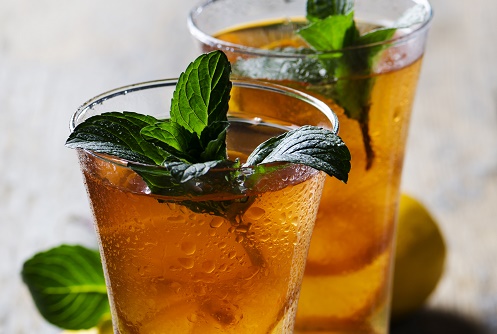 Mint tea punch