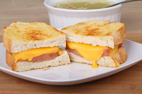 New American grilled cheese