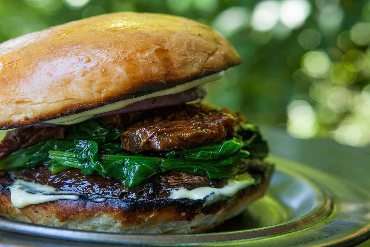 Portabella mushroom burgers