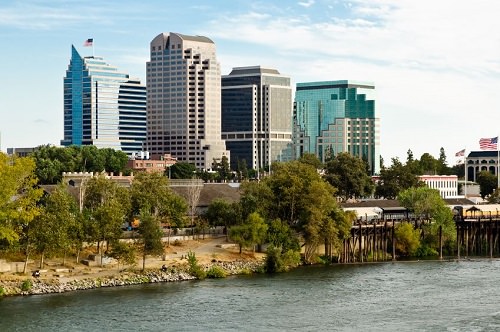 Bicycling in Sacramento, California