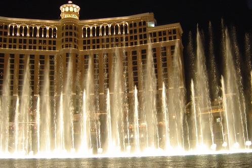 The Fountains of Bellagio in Las Vegas Nevada