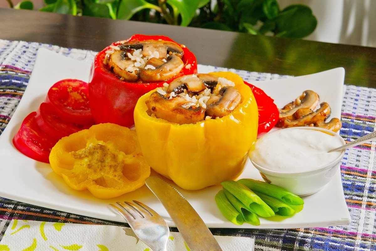 Vegetable-Stuffed Peppers