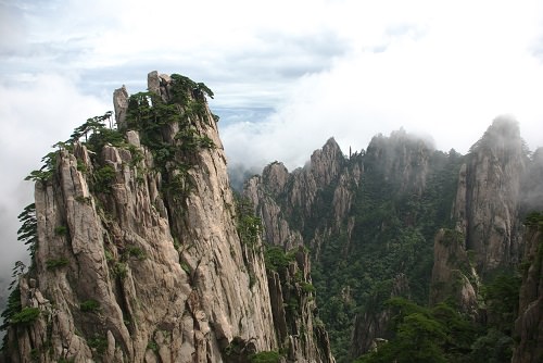 Mount Huangshan in the Anhui province