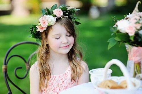 A children's reception table