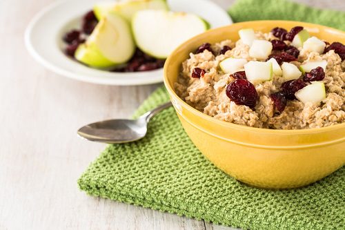 Oatmeal leaves you feeling full