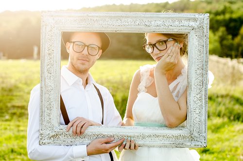 Try a vintage-effect photo booth