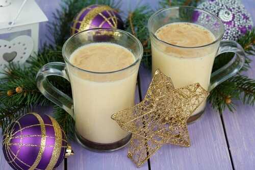 Enjoy a cup of eggnog