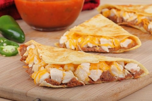 Festive Chicken Quesadillas